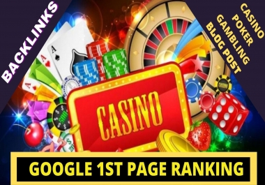 Rank Boost On-1st 250+ CASINO/GAMBLING/POKER Niche PBNs & Profile Tier-2 For Google ranking