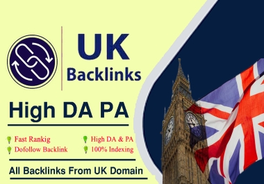 We manually provide 55 UK Dofollow Backlinks From UK sites