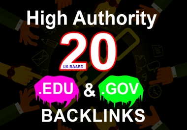 I Will Create Manually 20 EDU. GOV Authority Backlinks US Based Service