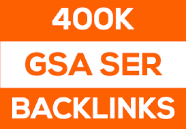 400,000 Ultimate SEO GSA Ser High Quality Backlink for Google Ranking
