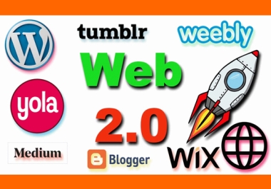 Build 20+ High-Quality WEB-2.0 Blog back-links with Unique article