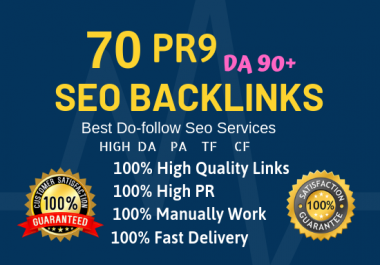 75 High quality powerful seo backlinks 50PR-9,  20 EDU/Gov