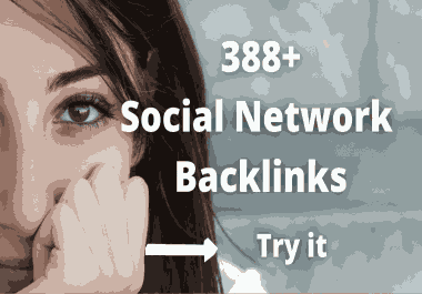 388+ Social network backlinks from high DA PA this is great for off page SEO