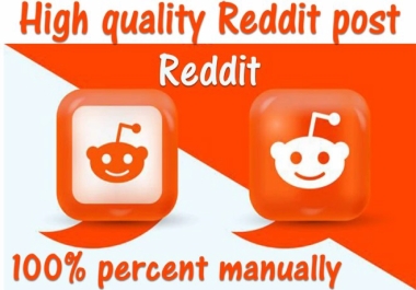 Create DA97 High Quality 50 Dofollow Backlinks From Reddit fast Google indexing 2021