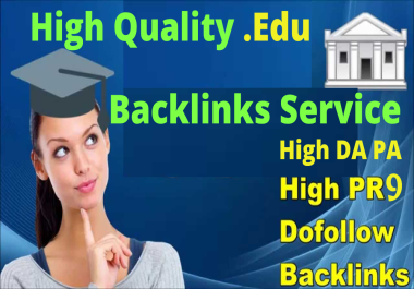 We Will Create 1000 Very High Quality. Edu Backlinks