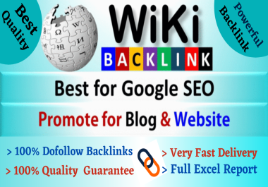 1000+ High Authority Power Wiki Backlinks to BOOST RANK For