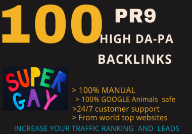Create 100 Pr9 High Authority Profile Backlinks to Boost for Your Website I Will Make 100 Pr9 High A