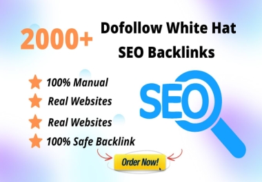 2000 high quality contextual dofollow seo backlinks