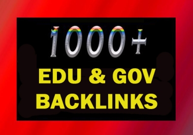 Get 1000+ EDU and GOV high authority backlinks