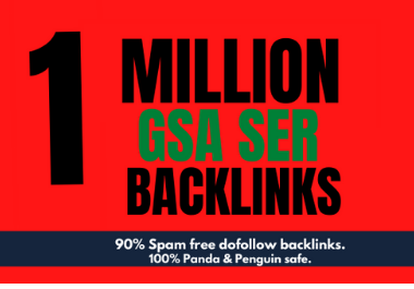 Provide 100000 GSA SER High Authority BackLinks ultimate SEO 2021