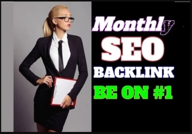 Monthly SEO Packge for New Website Get top google ranking SEO backlink