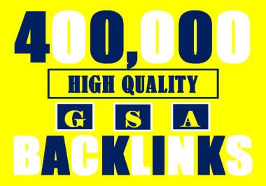 1st page on Google Blast 400,000 Verified Cracking Gsa Ser BACKLINKS