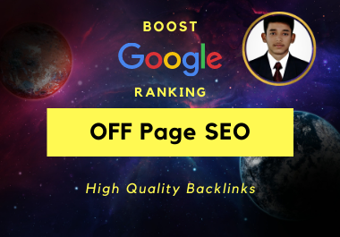 I will do Off page SEO service,  30 high quality backlinks