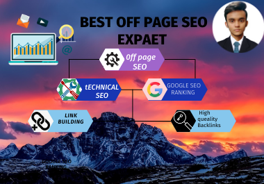 I will do best off page SEO & link building for contextual high quality backlinks for you.