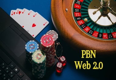 5000+ Indonesian,  Thailand & Korea CASINO PBN web 2.0 homepage Backlink