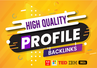 HQ 300 social media profiles for high DA SEO backlinks