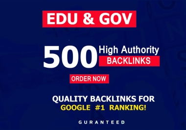 500 USA pr9, edu dofollow seo backlinks service for google ranking
