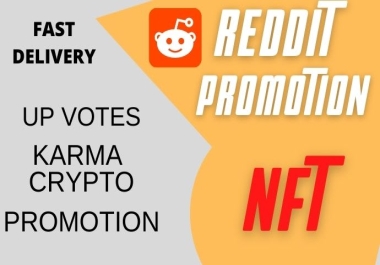 I will reddit promotion,  crypto promotion,  reddit expert,  to grow business