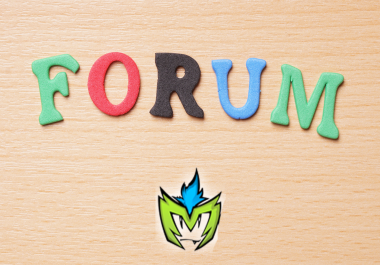 I will Create high quality forums posting seo backlinks