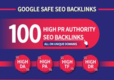 I will Do Manual 100 High Quality Seo Backlinks for your website Google Ranking