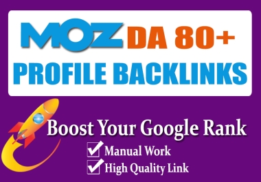 I Will Create Manually 50 Up High Quality Profile Backlinks