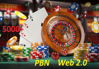 Create 5000+ Casino,  Gambling,  Poker Related Web 2.0 PBNs Blog Post backlinks