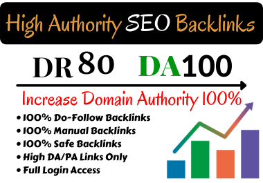 I Will Increase Domain Authority Moz DA 100 High-Quality Backlinks