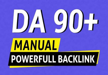 100 High Domain Authority MOZ DA 90+ Dofollow SEO Profile Backlinks