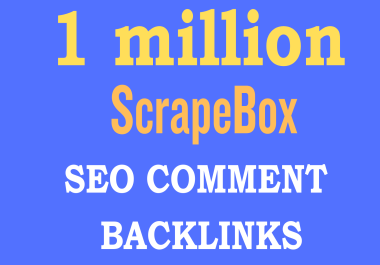 create 1 million blog comments with scrapbox