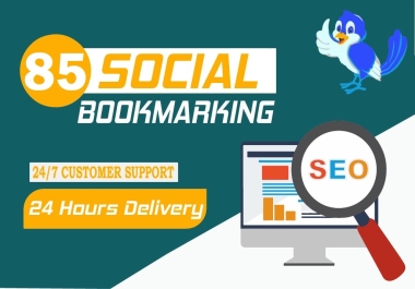 I will do 85 social bookmarking