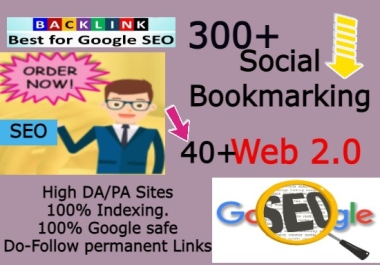 I will create high authority web 2.0 and social bookmarking backlinks manually