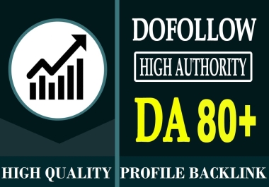 I will create 20 high quality dofollow backlinks da 80 plus