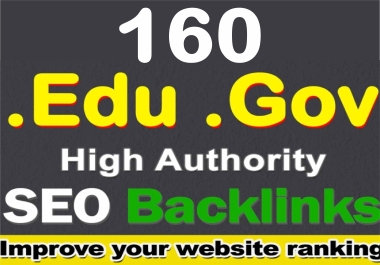 Build 160 Manual EDU and GOV Comment Backlinks Get google ranking