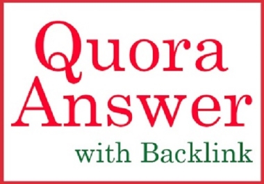 10 Quora Answer with Do follow Backlinks