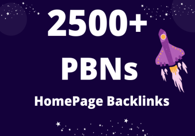 Build Up 2500 PBN WEB 2.0 dofollow permanent homepage PBN backlinks